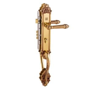 Khóa cửa gỗ đại sảnh đồng thau HC8526 dài 590