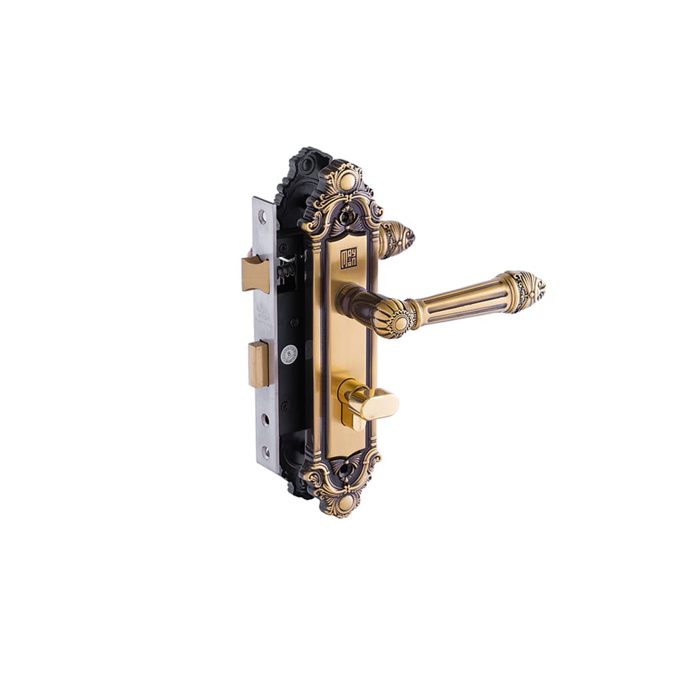 Bộ khóa tay nắm đồng thau HCR 5826 dài 224 - Ảnh 4