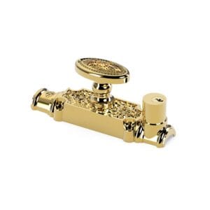 Chốt Cremone Huy Hoàng KEHC06-PVDGO đồng thau