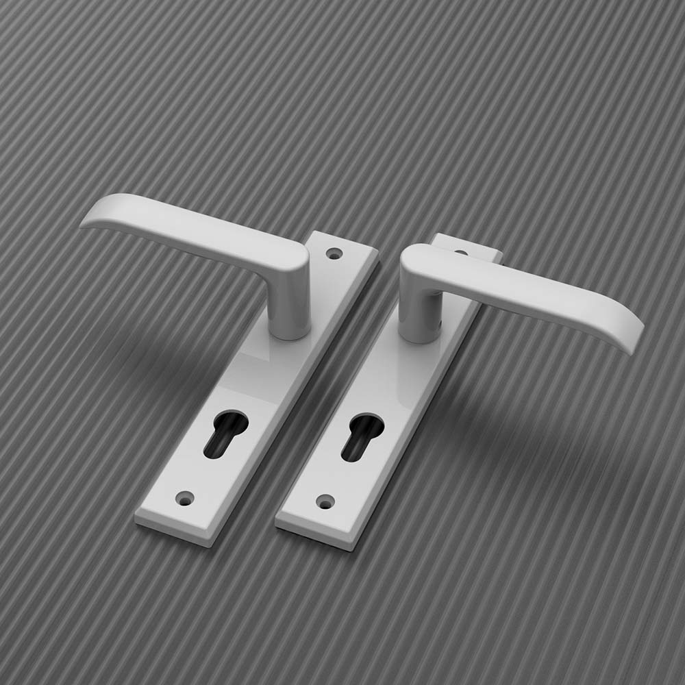 Khóa đơn điểm EX70-4410 Huy Hoàng màu trắng - Ảnh 2