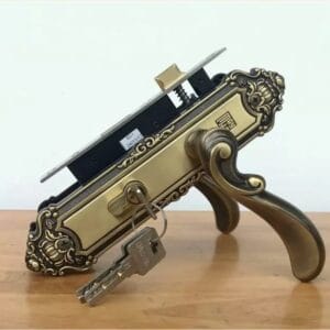 Bộ khóa tay nắm đồng thau HCR 5829 dài 234