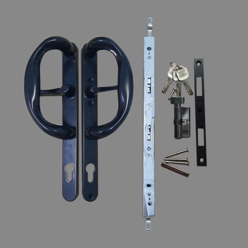 Bộ khóa đa điểm cửa lùa Kinlong tay nắm chữ P - Ảnh 2