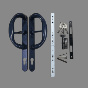 Bộ khóa đơn điểm cửa lùa Kinlong tay nắm chữ P