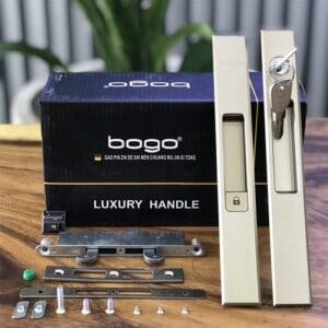 Khóa cửa đi lùa tay nắm âm có chìa BR332-GJ1020 Bogo