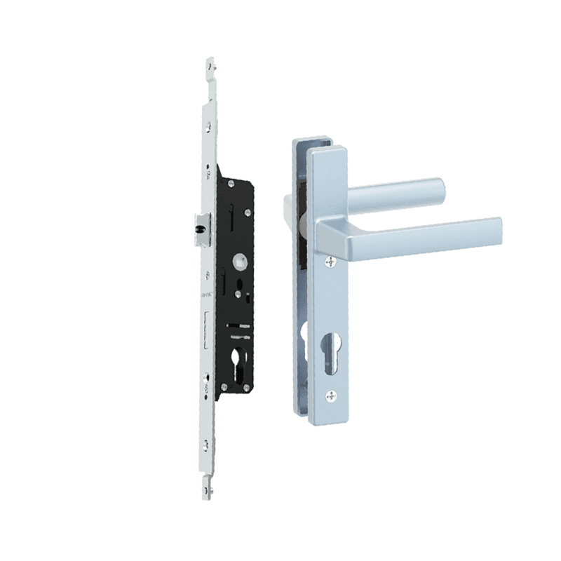 Bộ khóa đa điểm Kinlong tay MZS20 màu đen, trắng, xám - Ảnh 2