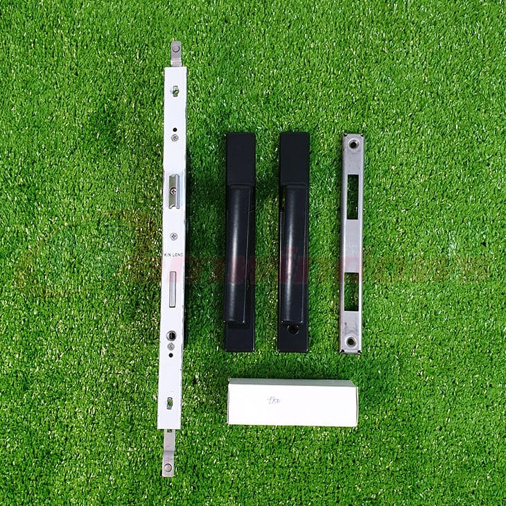 Bộ khóa đa điểm Kinlong tay MZS20 màu đen, trắng, xám - Ảnh 4