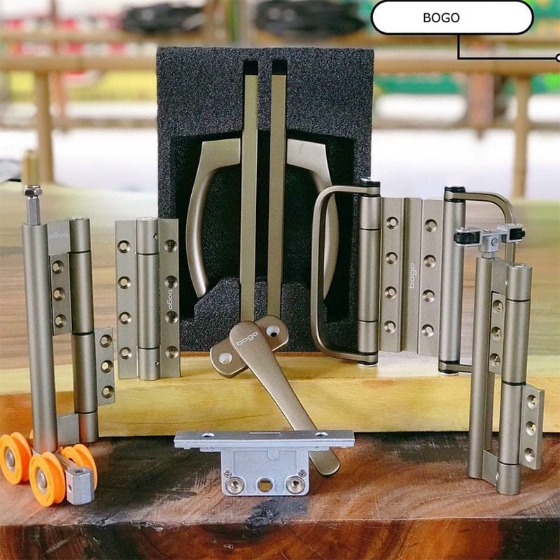 Bản lề treo cánh xếp trượt Xingfa hệ 63 XAYG001 Bogo - Ảnh 2