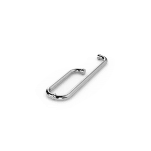 Tay nắm phòng tắm kính 235x435 phi 25 trắng bóng