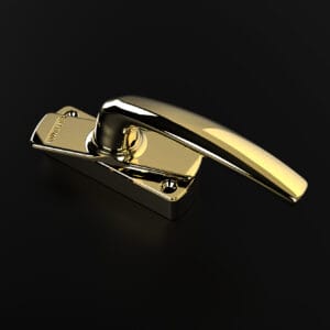 Tay nắm cửa sổ đa điểm HC66 Huy Hoàng vàng bóng