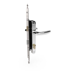 Khóa đa điểm EX66 Huy Hoàng mạ trắng bóng