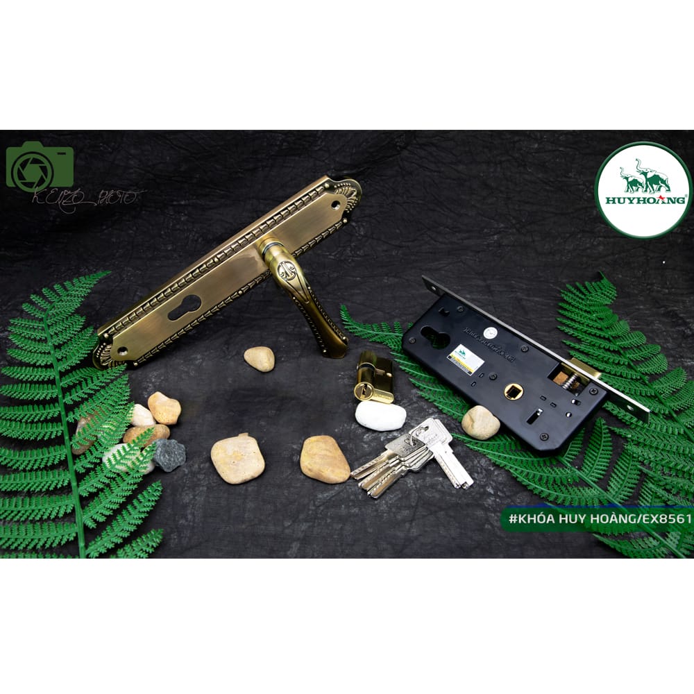 Bộ khóa tay nắm hợp kim EX 8561 dài 290 - Ảnh 2