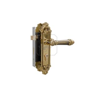 Bộ khóa tay nắm đồng thau  HCP 5826 Gold dài 224