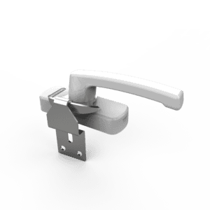 Khóa sò bán nguyệt AP01 hệ 55 Huy Hoàng màu trắng