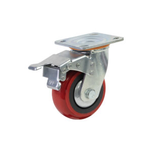 Bánh xe đẩy nhựa PU BXD034 4in, 5in, 6in, 8in có khóa