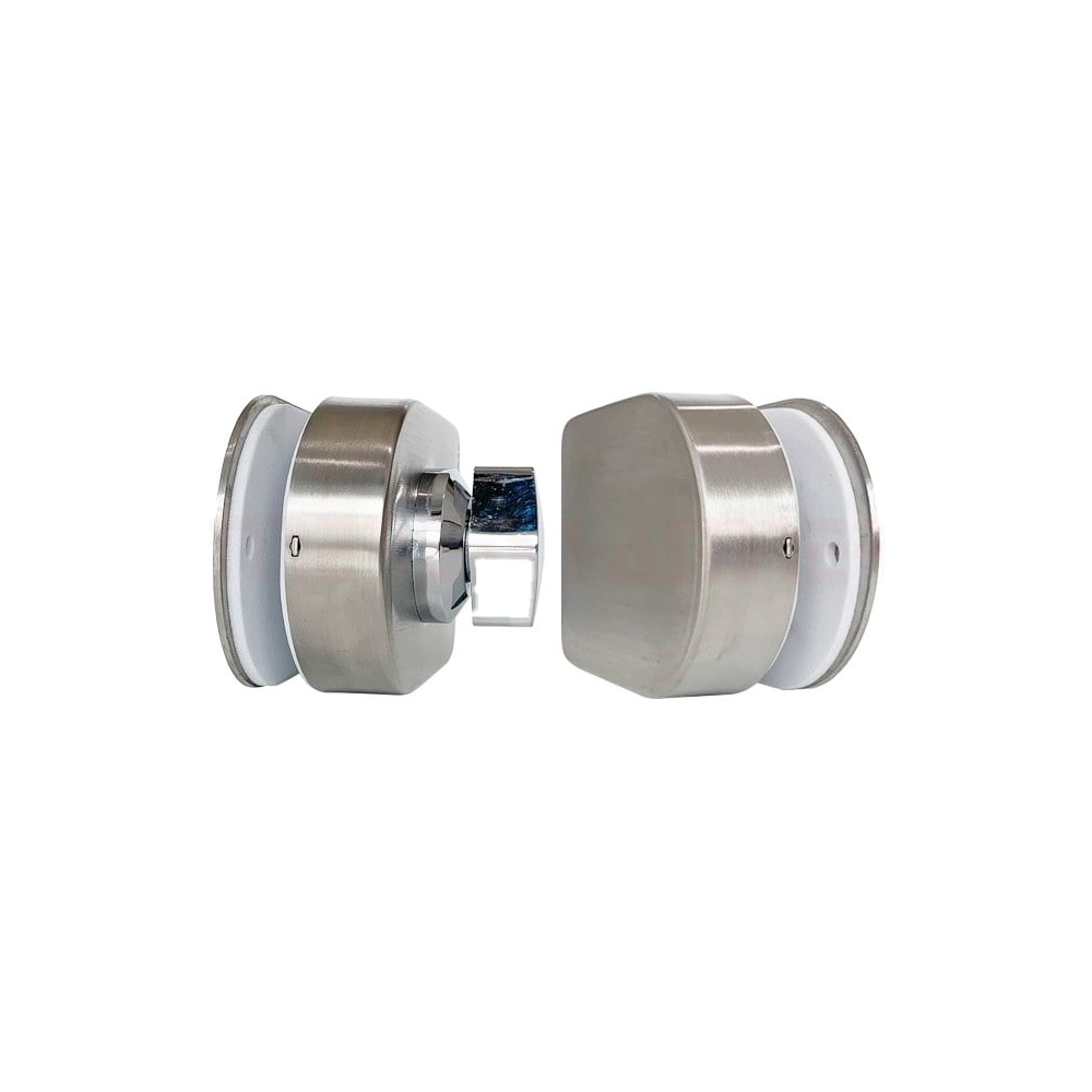 Khóa cửa kính đôi móc HMR848-08SS 1 mặt núm vặn