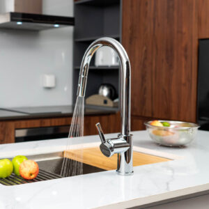 Vòi nước nóng lạnh Konox Alto Nickel