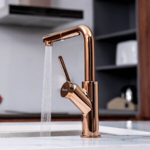 Vòi nước nóng lạnh Konox Artan Rose Gold