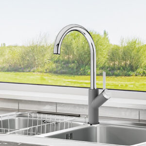 Vòi nước nóng lạnh Konox Modo Grey