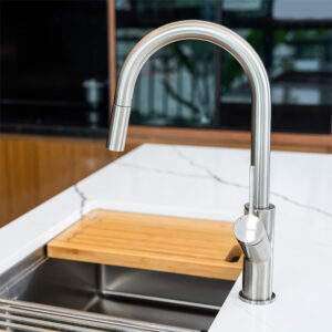 Vòi nước nóng lạnh Konox Ponte Nickel