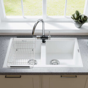 Bồn rửa chén Konox Phoenix Smart 860 White Silver