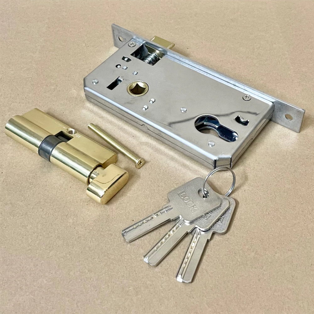 Thân khóa cửa phòng ngủ 5845 chốt đồng