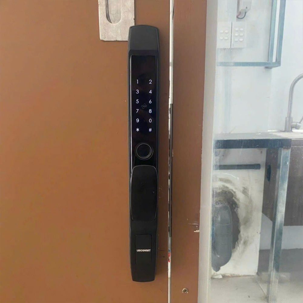 Khóa vân tay cửa lùa KVT016-S30G màu đen