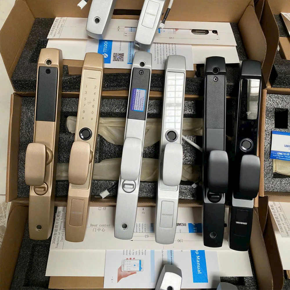 Khóa vân tay cửa lùa KVT016-S30G màu đen