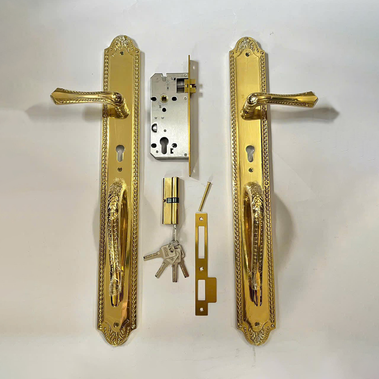 Khóa đại sảnh KS007-8550 PVD dài 600mm