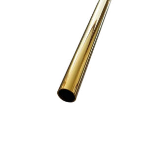 Ống Inox 304 Ø22 R010-2000 màu vàng dài 2m