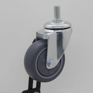 Bánh xe cọc vít nhựa TPR BXD105 xoay