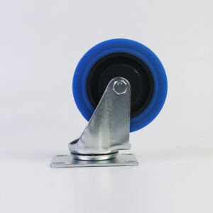 Bánh xe đẩy TPR xanh lam BXD077 xoay 360