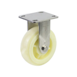 Bánh xe đẩy nhựa PP BXD111 cố định càng inox 304