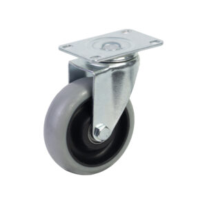 Bánh xe đẩy nhựa PP xám BXD098 xoay 360 độ