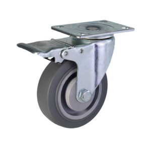 Bánh xe đẩy nhựa TPR BXD102 xoay có khóa