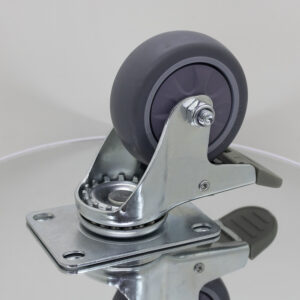 Bánh xe đẩy nhựa TPR BXD104 xoay có khóa