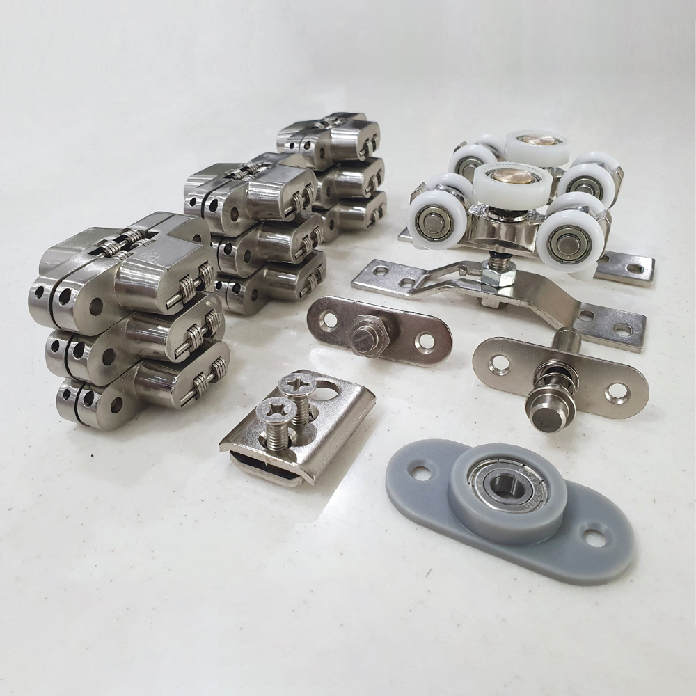 Bộ phụ kiện lùa xếp 4 cánh BXL009-328C4 tải 60kg