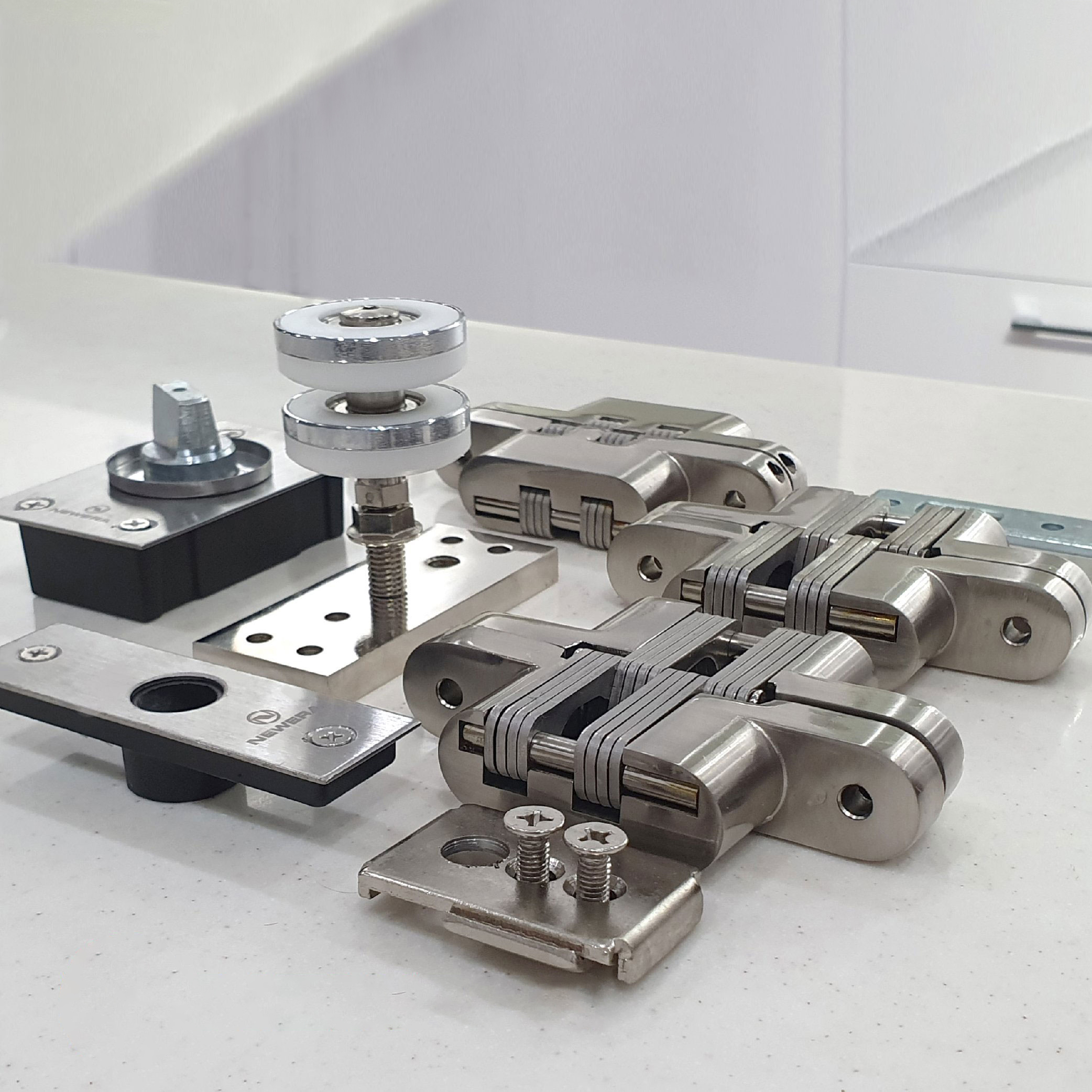 Bộ phụ kiện trượt gấp 2 cánh BXL010-330C2 tải 100kg