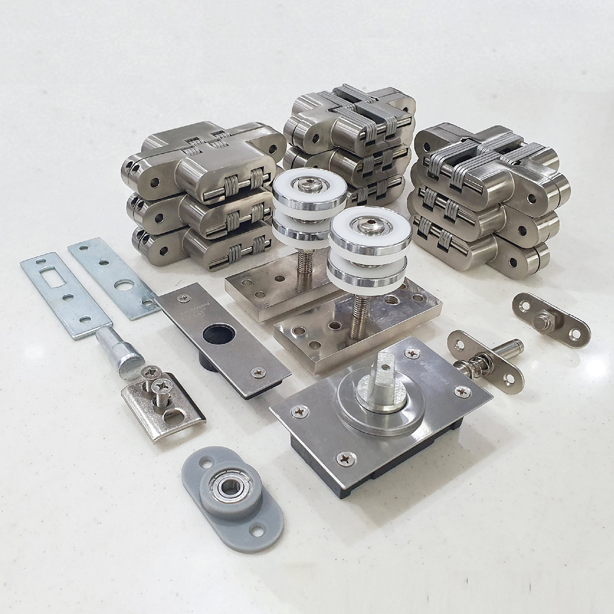 Bộ phụ kiện trượt gấp 4 cánh BXL010-330C4 tải 100kg