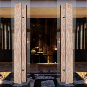 Tay nắm cửa TN090 gỗ sồi 25x100