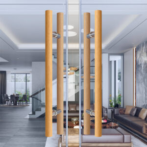 Tay nắm cửa TN091 gỗ sồi tròn ø38