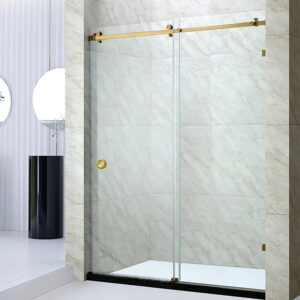 Bộ phụ kiện phòng tắm kính lùa PTK001 inox 304 vàng bóng