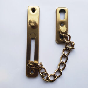 Chốt an toàn dạng xích CAT002 inox màu vàng