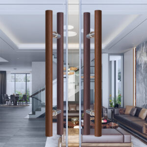 Tay nắm cửa TN103 gỗ óc chó ø38