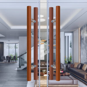 Tay nắm cửa TN105 gỗ căm xe ø38