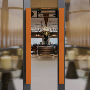 Tay nắm cửa TN107 gỗ gõ đỏ bản 30x80mm