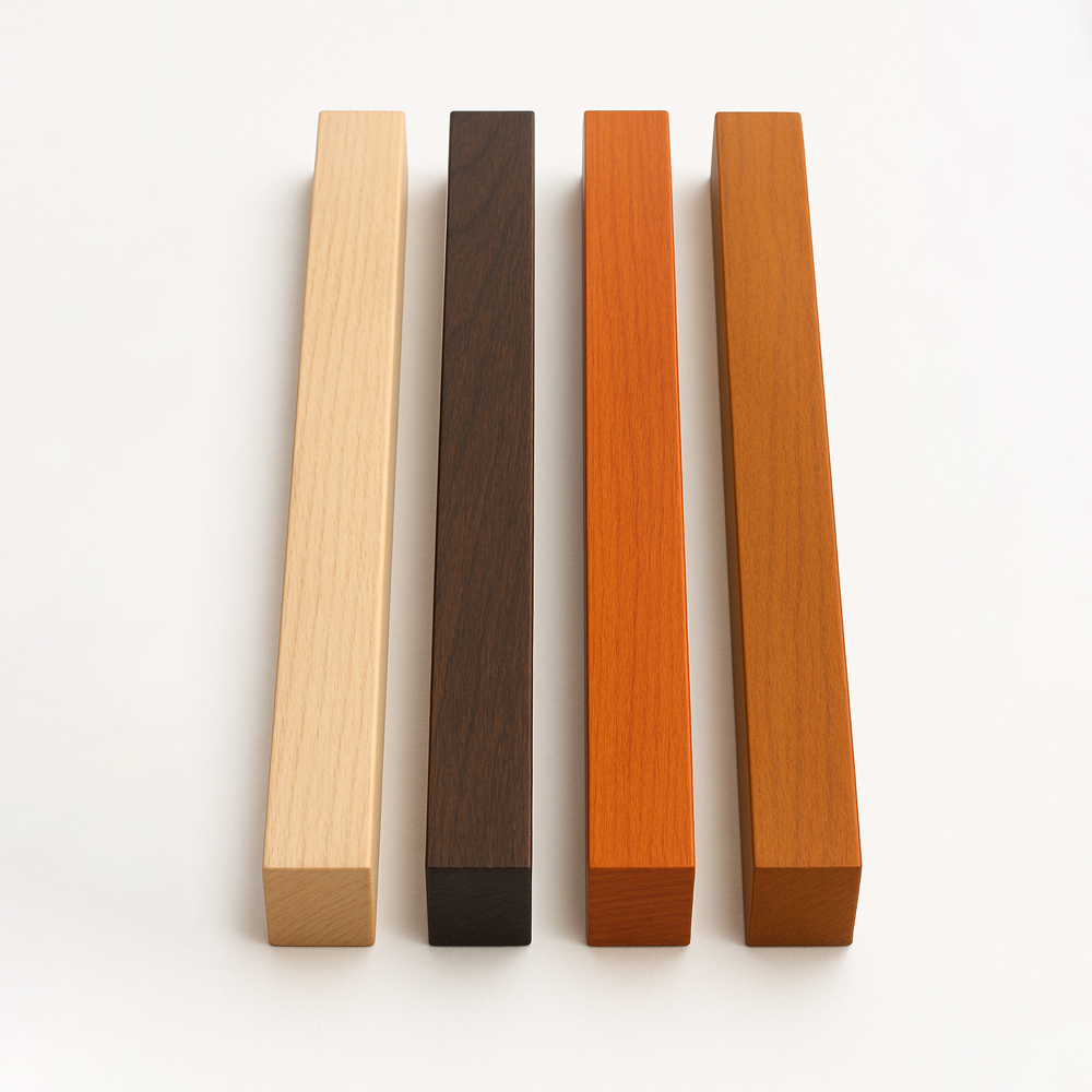 Tay nắm cửa TN110 gỗ sồi vuông 40mm