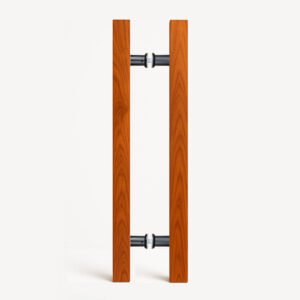 Tay nắm cửa TN112 gỗ gõ đỏ vuông 40mm