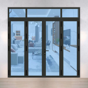 Cửa đi 4 cánh nhôm Xingfa hệ 55