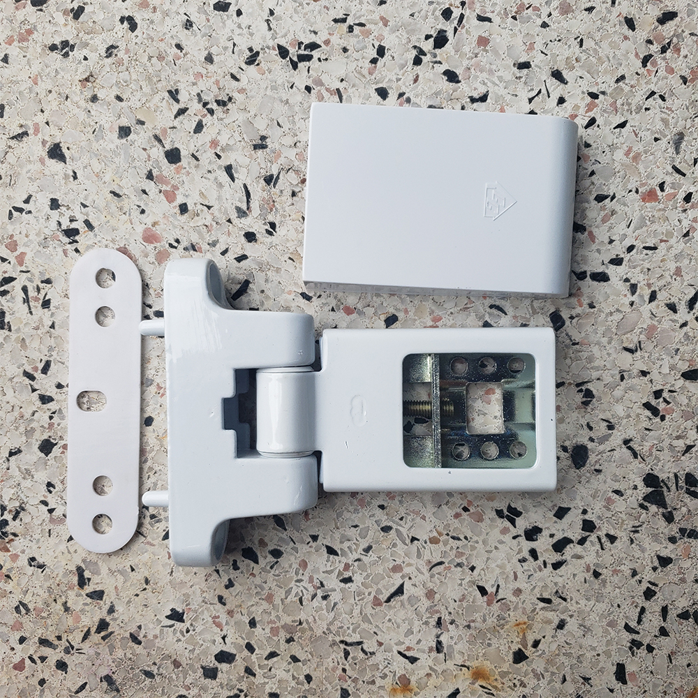 Bản lề 2D 80kg cửa nhựa lõi thép uPVC - Ảnh 3