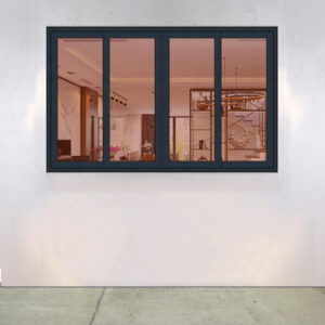 Cửa sổ lùa 4 cánh nhôm Topal Prima